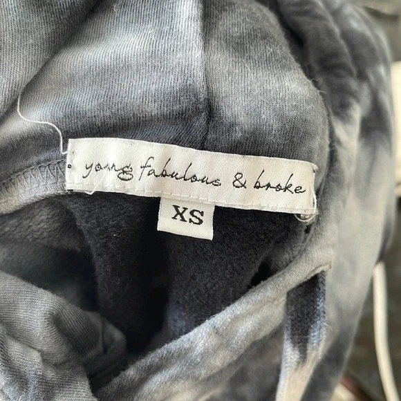 Young Fabulous and Broke Los Angeles tie dye hoodie size XS - Picture 3 of 7